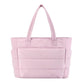 💜Begrenzter Verkauf 60 % RABATT 👜Wasserdichte Luftpolstertasche für Damen, 20 l, flauschige Tragetasche, gesteppte Laptop-Schulterhandtasche