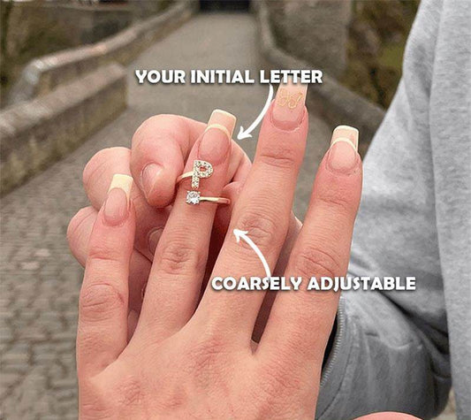 💍 50% RABATT! ✨ Liebes-Initialen-Ring – Personalisierbar, verstellbar & hochwertig verarbeitet – Bedeutungsvolles Geschenk für dich & deine Liebsten ❤️