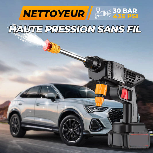 🏆50% de réduction pour une durée limitée✨🚗Nettoyeur Haute Pression Portable Multifonction Sans Fil