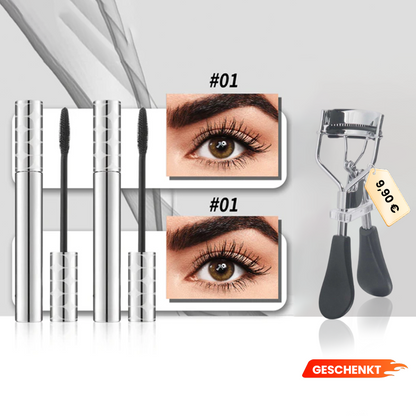 💖Letzter Tag: KAUFEN SIE 1 UND ERHALTEN SIE 2 GRATIS💖Zweifarbige Mascara in Schwarz und Braun für den perfekten Wimpern-Look