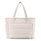 💜Begrenzter Verkauf 60 % RABATT 👜Wasserdichte Luftpolstertasche für Damen, 20 l, flauschige Tragetasche, gesteppte Laptop-Schulterhandtasche