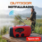 📻 60% RABATT! ⚡ Solar-Kurbel Notfallradio – Mit Powerbank, Wetteralarm, USB & 7 Tage Akku für Outdoor & Krise 🌧️