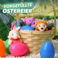 🐰 50% RABATT! 🥚 Vorgefüllte Ostereier mit Plüschtieren – Weiches Plüschtier innen, Buntes Design & Perfekt für die Ostereiersuche 🐣