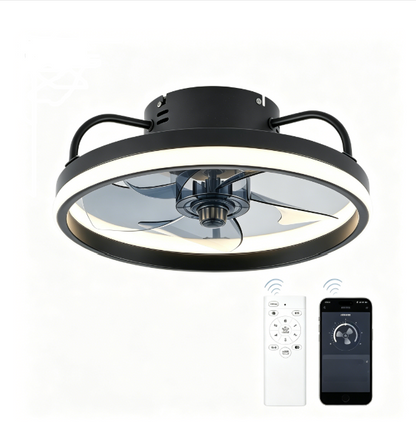 💨💡 50% RABATT! Moderner leiser Deckenventilator mit LED-Beleuchtung – 3 Geschwindigkeiten, Fernbedienung & energieeffizient – Perfekt für Schlaf- & Wohnzimmer ✨