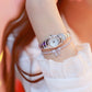 ⌚ NUR FÜR BEGRENZTE ZEIT: 50 % RABATT! ✨ Strass-Armbanduhr – elegant, glamourös, zuverlässige Zeitanzeige 💎