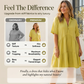 ☀️ 50 % RABATT JETZT! 👗 Damen Baumwoll-Leinen Kleid – Kragen mit Knopfleiste, Stufenrock, locker & atmungsaktiv für den Sommer 💛