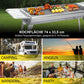 💎 -54% AUF DEN KLAPPBAREN HOLZKOHLEGRILL AUS EDELSTAHL! 💎 Kompakt, Tragbar & Perfekt für Camping und Garten ✨