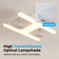✈Versandkostenfrei🌬️✨Deckenventilator mit Doppelkopf und LED-Licht – modernes Design mit Fernbedienung für Wohnzimmer & Schlafzimmer