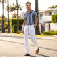 💎 -60% AUF HERREN FREIZEIT-HOSE MIT GERADEM BEIN! 💎 Kordelzug, Atmungsaktives Material & Vielseitiger Stil ✨