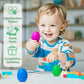 🐰 50% RABATT! 🥚 Vorgefüllte Ostereier mit Plüschtieren – Weiches Plüschtier innen, Buntes Design & Perfekt für die Ostereiersuche 🐣