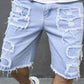 📢📢61 % Rabatt!! 🩳Herren-Ripped-Denim-Shorts mit Fransen-Details🔥Modisch, trendy und bequem!🌊