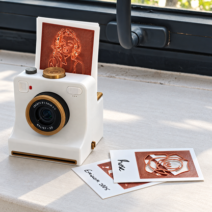 🎃Halloween-Angebot: 50 % Rabatt!🔥Retro-Kaffee-Kunstkamera – Mechanischer Latte-Schablonendrucker