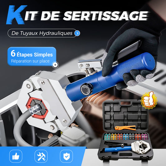 🔥Livraison gratuite sur tous les articles🔥 60 % DE RÉDUCTION – Kit de sertissage hydraulique portable pour tuyaux 🛠️✨