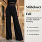🔥Solange der Vorrat reicht 40 % Rabatt!🎉One-Shoulder Jumpsuit mit weitem Bein und Netzeinsatz