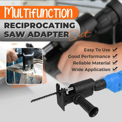 🔧 50% RABATT! ❄️ Sabersägeadapter für Bohrmaschine – Vielseitig, robust & einfach zu montieren – Ideal für Holz, Kunststoff & dünnes Metall 🪚