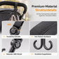 360° drehbare Doppelhaken für Kinderwagen (2er-Pack) – Multifunktionale Taschenhaken