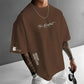 🎁Neuwaren 50% Rabatt💥Herren Urban Style Loose Fit T-Shirt – Premium Baumwollmix, Lässiger Oversize-Schnitt & Grafikdruck