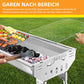 💎 -54% AUF DEN KLAPPBAREN HOLZKOHLEGRILL AUS EDELSTAHL! 💎 Kompakt, Tragbar & Perfekt für Camping und Garten ✨