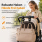 360° drehbare Doppelhaken für Kinderwagen (2er-Pack) – Multifunktionale Taschenhaken
