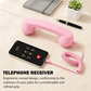 🎄Weihnachtsangebot📞Retro-Telefonhörer für iPhone & Android – Vintage-Hörer mit Typ-C, HD-Mikrofon & Lautsprecher