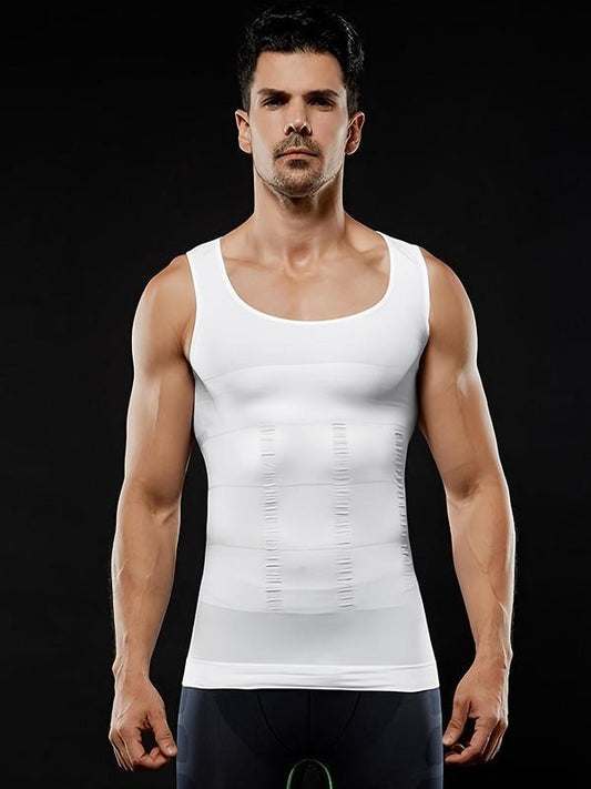 🔥50% Rabatt 💪Kompressionsshirt für Herren, Slim Fit, figurformendes Unterhemd✨ Zwei Stück für nur 23,99 Euro