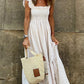 💎55 % Rabatt🌸Singing Solo – Mehrfarbiges Maxikleid mit gesmokten Büsten und Karomuster🌷Die sanften Farben des Sommers werden Ihr Outfit verschönern