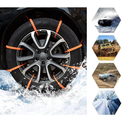 📢📢50 % Rabatt!! ⏰ Rutschfeste Schneeketten – Einfache Montage, Hoher Grip auf Eis/Schnee & Maximale Winter-Sicherheit ❄️