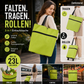 🛒 50% RABATT! 👜 Faltbare 2‑in‑1 Einkaufstasche – Platzsparend & vielseitig ✨