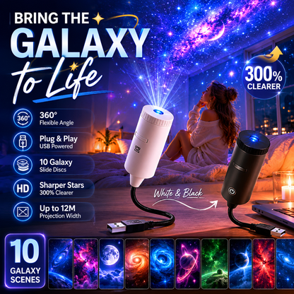 ✨ Plug-and-Play-HD-Sternprojektor🥳Über 50.000 zufriedene Nutzer