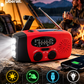 Solar-Kurbelradio für Notfall & Outdoor – Nie ohne Strom und Empfang! 🔦 Solar & Handkurbel, helle LED-Taschenlampe, USB-Notladung 🔋