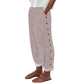 🌸⏰ LIMITIERT: -50% 💥 Gestreifte Damen-/Unisex-Hose in Blau 🌿 mit Taschen – stilvoll, leicht & hochwertig 💫