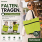 🛒 50% RABATT! 👜 Faltbare 2‑in‑1 Einkaufstasche – Platzsparend & vielseitig ✨