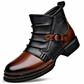 Bottines en cuir véritable pour homme