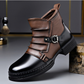 Bottines en cuir véritable pour homme