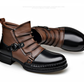 Bottines en cuir véritable pour homme