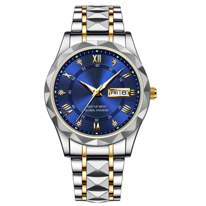 🔥🔥68% Rabatt⌚🎁Ideales Geschenk - Wasserdichte Luxusuhr für Männer mit Leuchtmasse💯🌹
