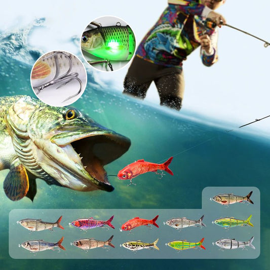 🔥59 % Rabatt🐟Multigelenk-Roboter-Angelköder mit LED⚡️Einmal kaufen, immer wieder nutzen❗️