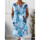 🦋 50% RABATT! 👗 Lockeres knielanges Kleid mit Schmetterlingsdruck – Leicht, luftig & verspielt – Ideal für Sommer, Spaziergänge & entspannte Tage ☀️