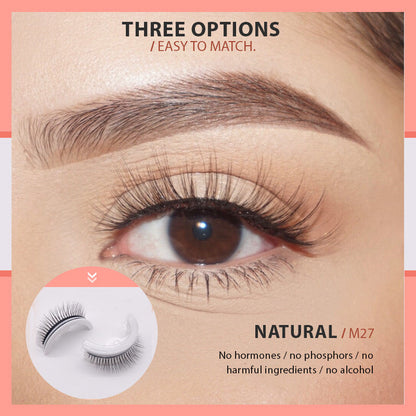 🔥Hot Sale-54% off for a limited time✨👀Waterproof & Reusable Self-Adhesive Eyelashes