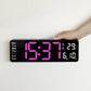 ⚡40cm große Digitaluhr mit Temperatur, Datum, automatischer Sommerzeit, Nachtlicht und automatischem Helligkeitsdimmer