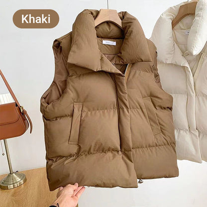 🔥Limited Time 50% OFF🔥Women's Quilted Puffer Vest with Pockets