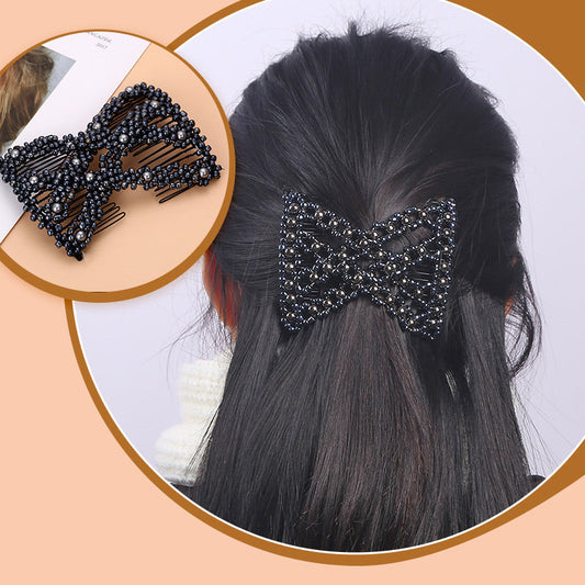 🔥2024 Hot Sale🔥Women's Handmade Beaded Hair Side Combs