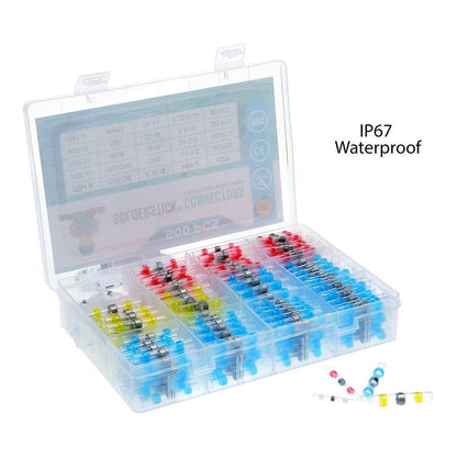 🔧 50% RABATT! 💡 100x wasserdichter Schrumpfschlauch mit Lötmittel – Für Kabelverbinder & Mittelanschlüsse – Ideal für Elektronik, KFZ oder DIY – sichere & isolierte Verbindung in Sekunden 🔥