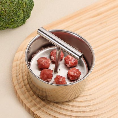 🍡 50% RABATT! 🥩 Fleischbällchen-Maker – Edelstahl, lebensmittelecht & praktisch ✨