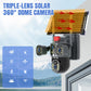 💥Neuer Verkaufsschlager🎥Solarbetriebene 360°-Kuppelkamera mit drei Objektiven✈️ Kostenloser Versand