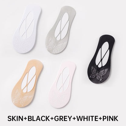 🔥🔥60 % Rabatt🌸Atmungsaktive, tief geschnittene Sommersocken für Damen🍷Sinnlich und erfrischend