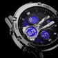 Multifunktionelle wasserdichte Herrenuhr mit Leuchtmasse