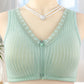 "Zip & Done! 👵 Our front-close bra gives you 1-second dressing with cloud-like support.