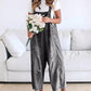 ❤️SOMMERANGEBOT - 50% RABATT❤️Süße Damen-Latzhose im Jumpsuit-Stil aus Destroyed Denim mit Knöpfen