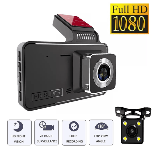 🚗Enregistreur de voiture nocturne 1080P HD 170° grand angle